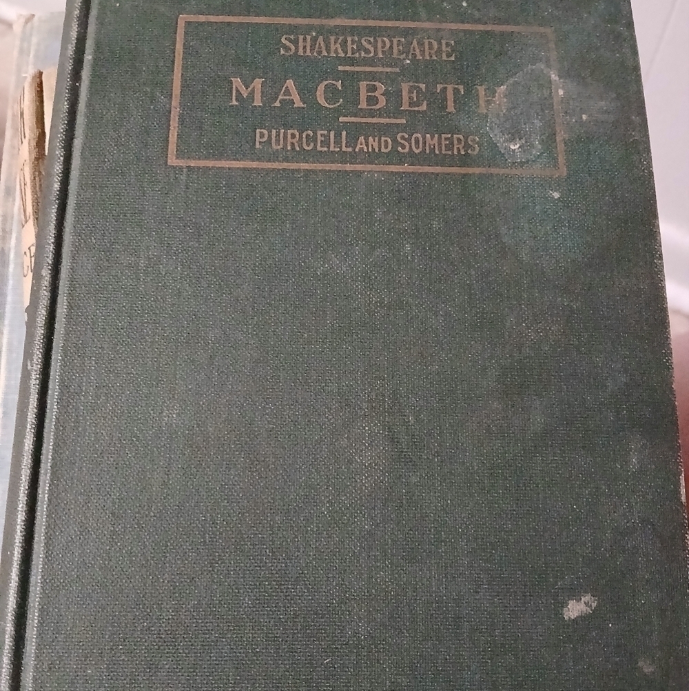Shakespeare Macbeth vintage hardcover book from 1916